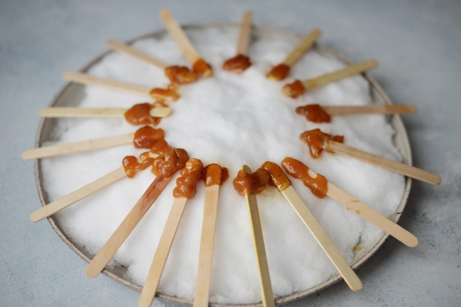Easy Maple Taffy on Snow Recipe Fare Isle