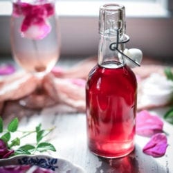 wild rose simple syrup