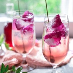 Fare Isle x Prairie Organics Rose Vodka Soda