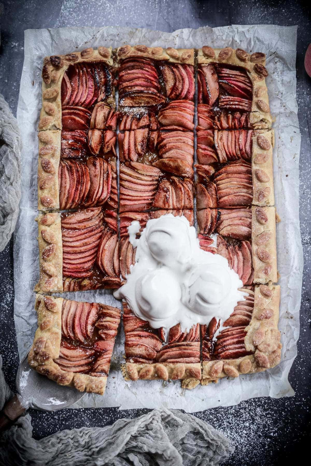 Fare Isle | Vegan Hidden Rose Apple Galette