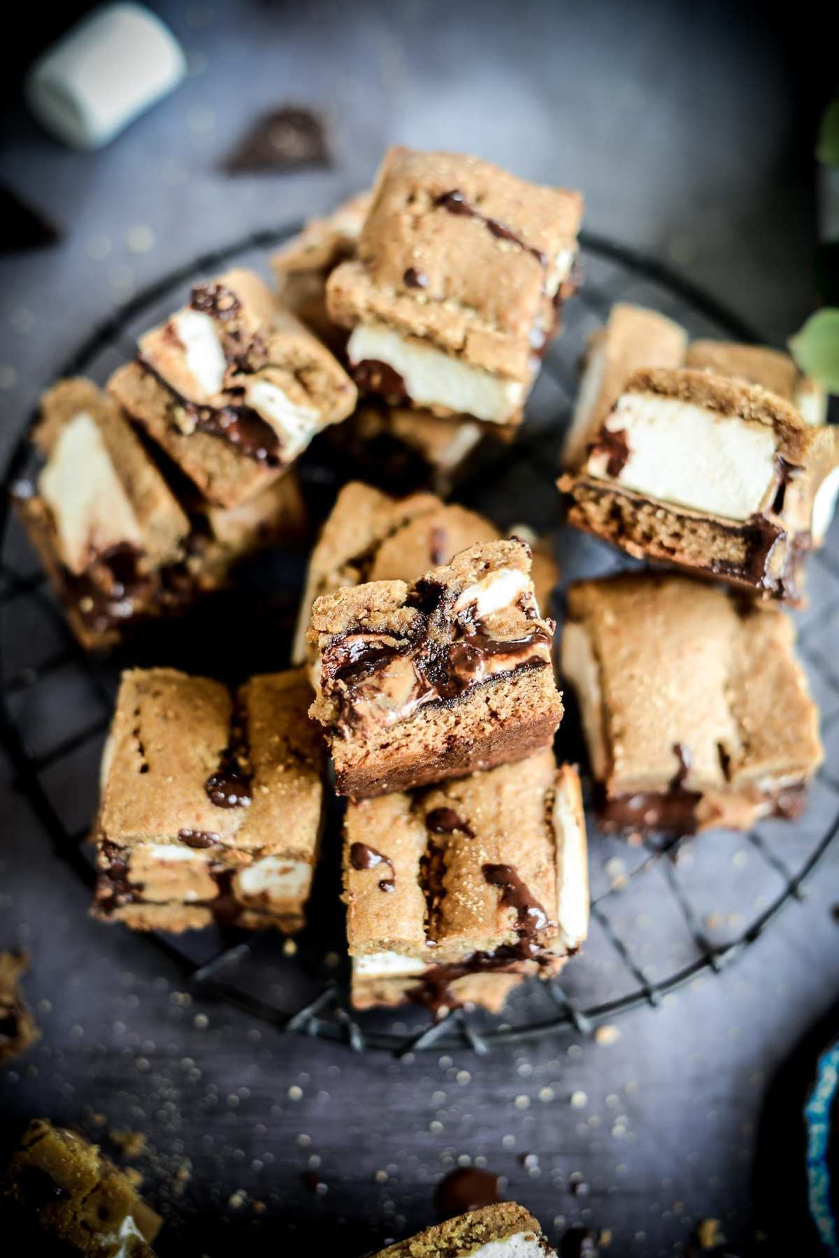 Fare Isle | Vegan Peanut Butter S'mores Bars