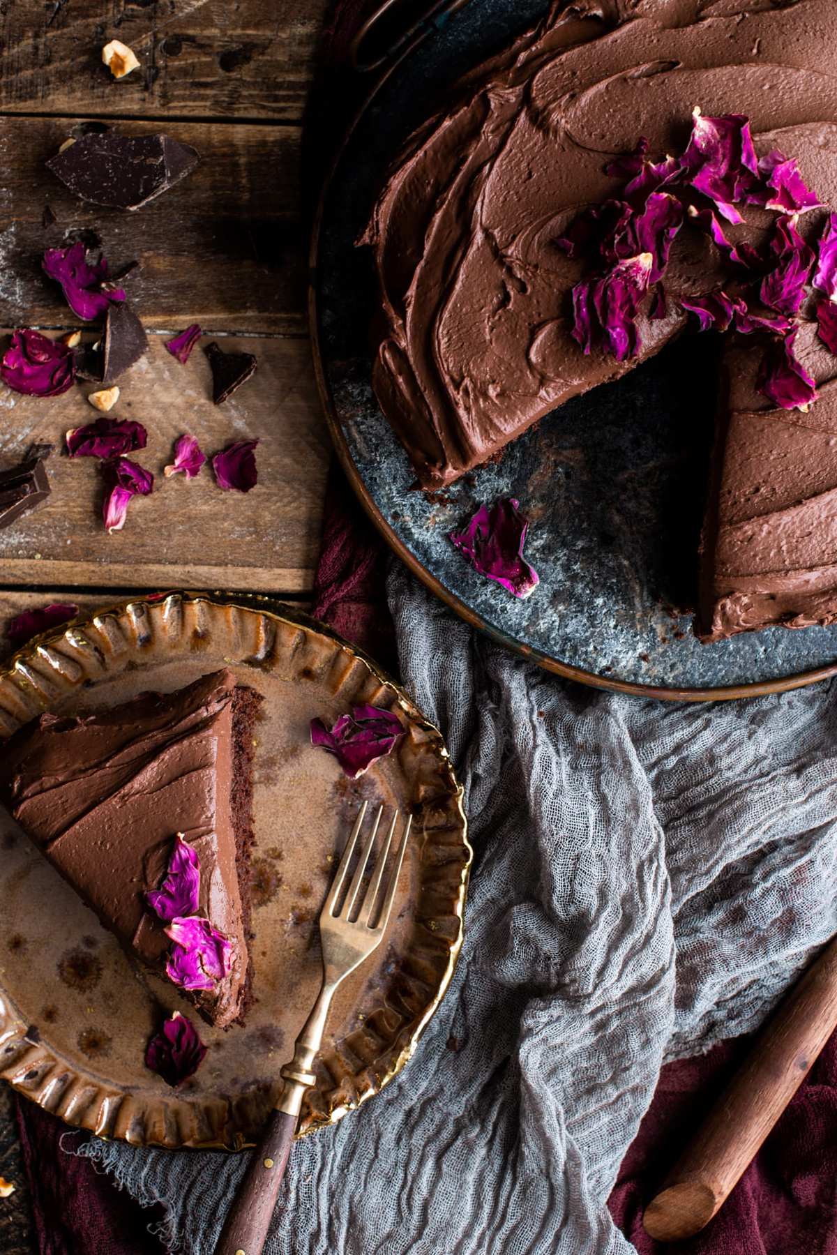 Vegan Chocolate Cake with Whipped Coconut Ganache | Fare Isle