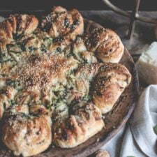Artichoke Olive and Spinach Stuffed Sourdough Star Bread | Fare Isle