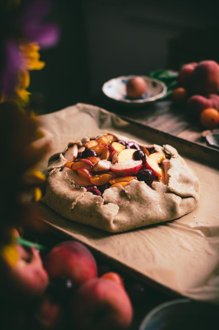 Stone Fruit Galette Recipe Fare Isle Kaity Farrell