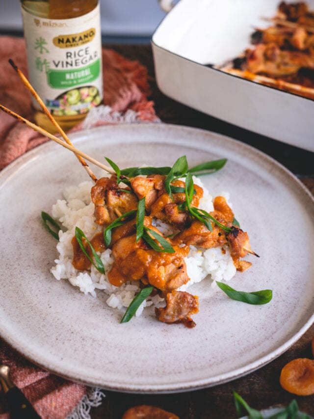 Apricot Chicken Skewers